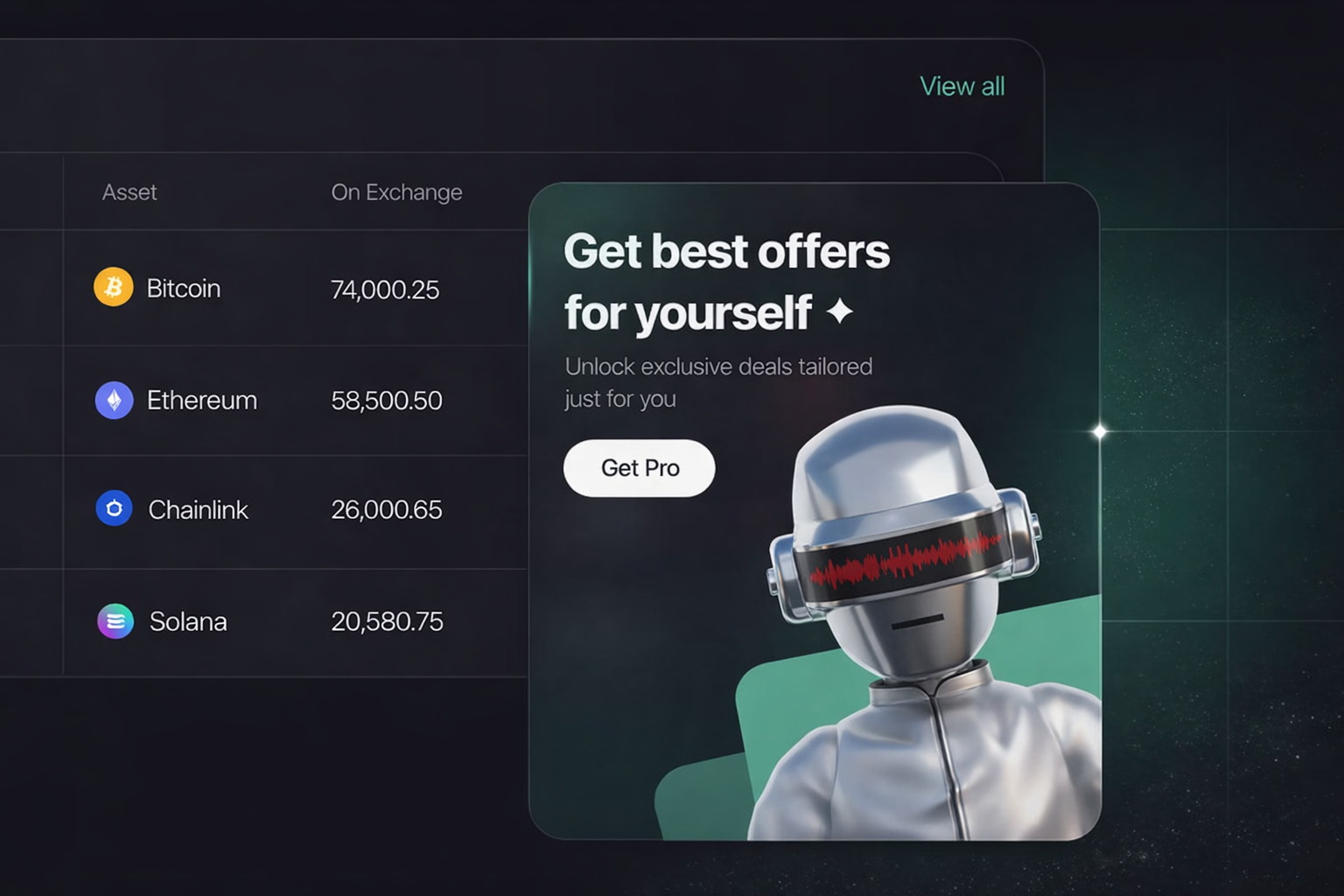 Chainex Trading Interface